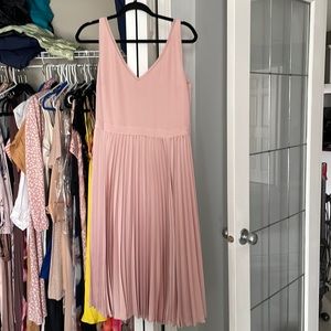 Banana republic baby pink size 10 dress